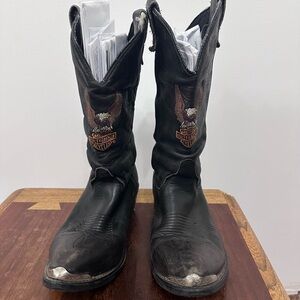 Vintage Harley Davidson cowboy boots